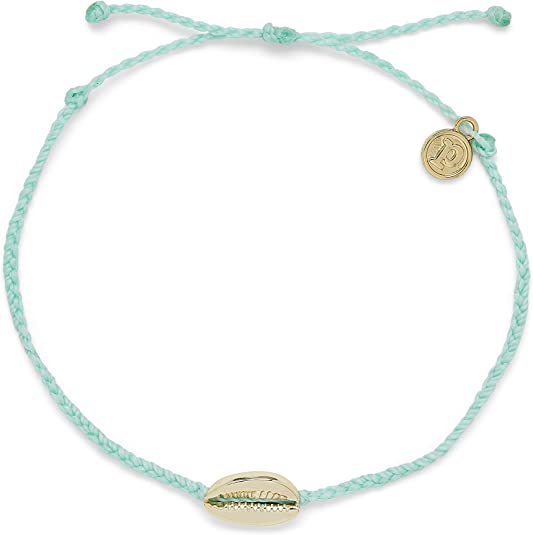 Pura Vida - Cowrie Cord Anklet Gold