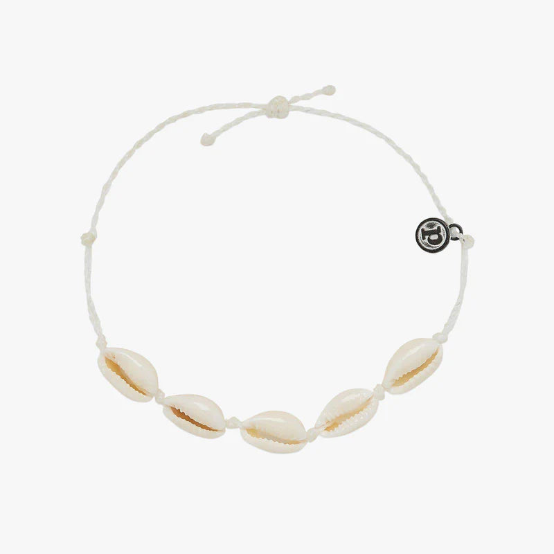 Pura Vida- Knotted Cowries Anklet