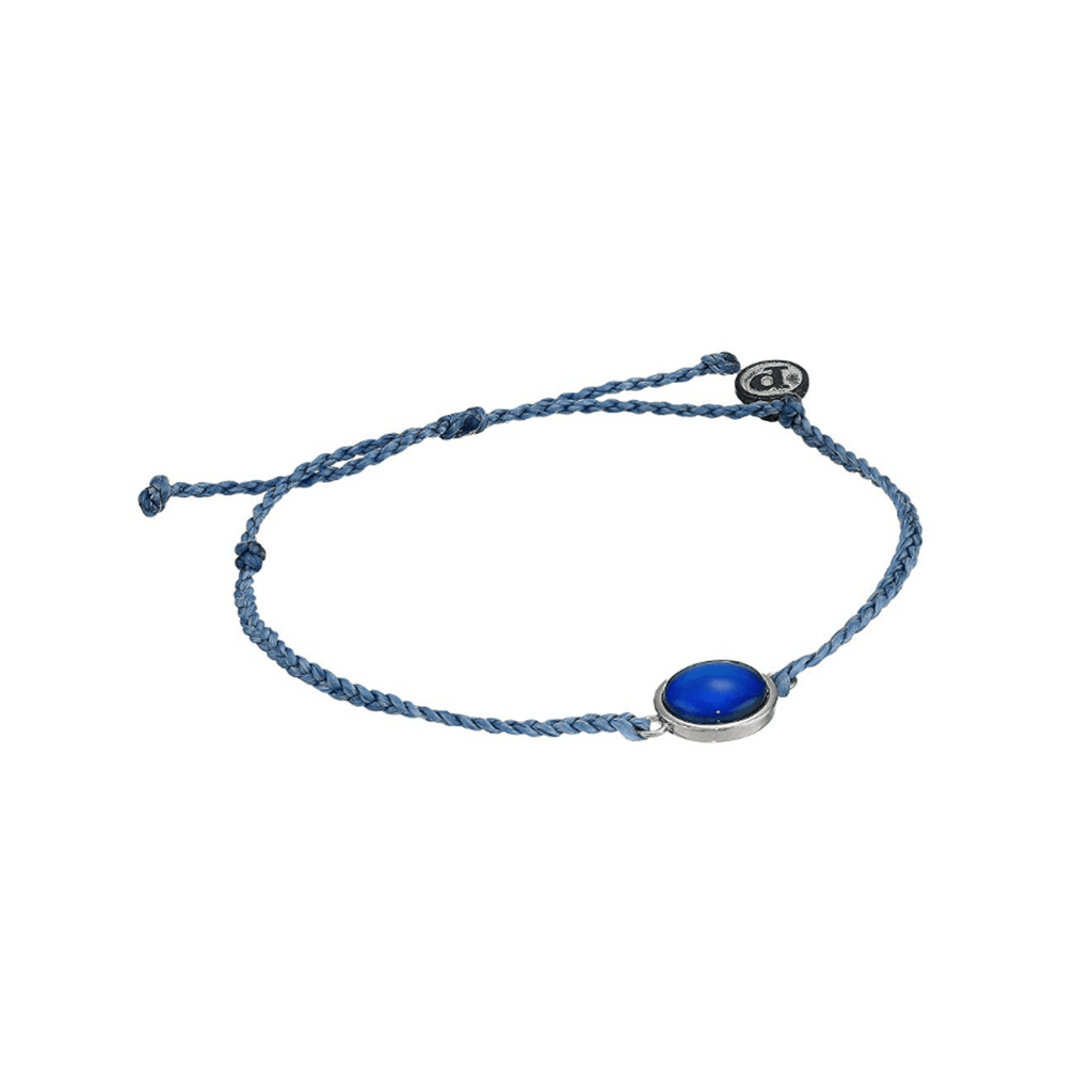 Pura Vida - Mood Charm Bracelet Silver - Blue Steel