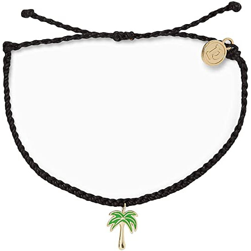 Pura Vida - Paradise Palms Gold Bracelet - Black