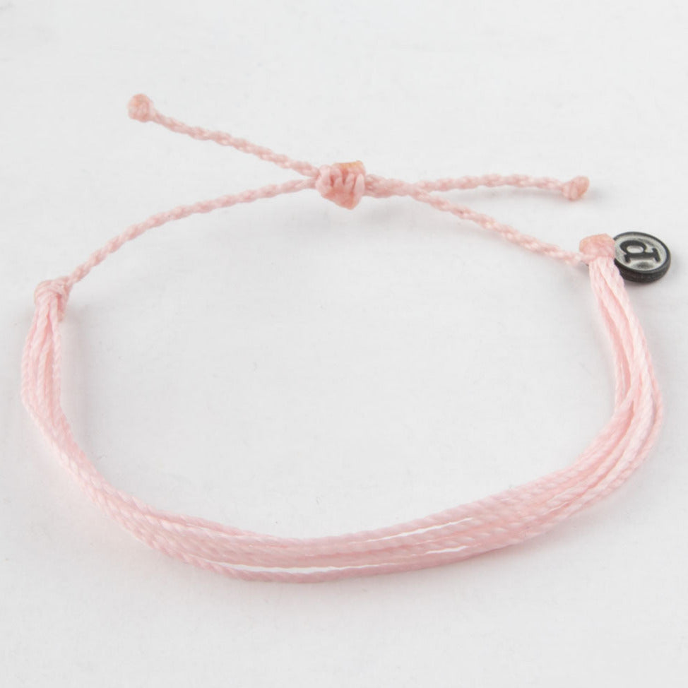 Pura Vida - Original Bracelet - Solid Bubblegum-Jewelry-Pura Vida-One fits all-Solid Bubblegum-Spunkys Surf Shop LLC
