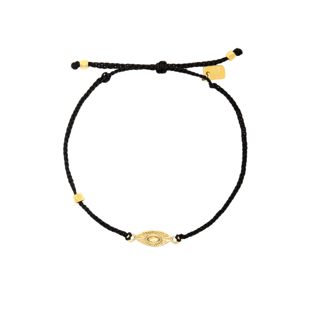 Pura Vida - Sunburst Eye Charm Gold Bracelet