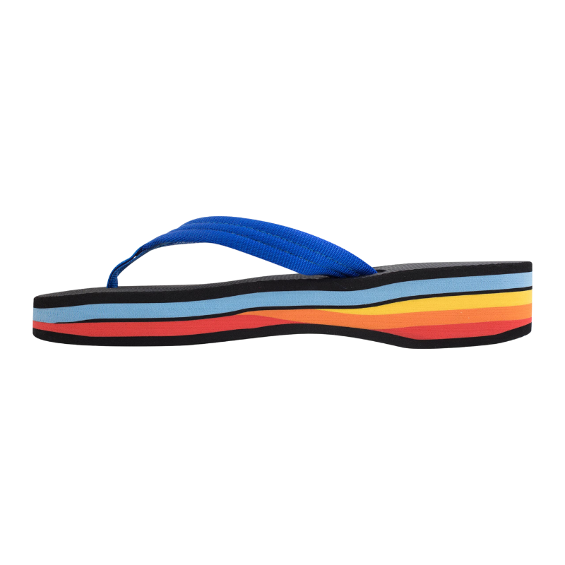 Rainbow - 4 Layer Wedge Nylon Strap - Sandals - Women