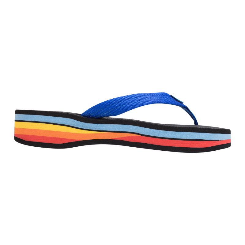 Rainbow - 4 Layer Wedge Nylon Strap - Sandals - Women