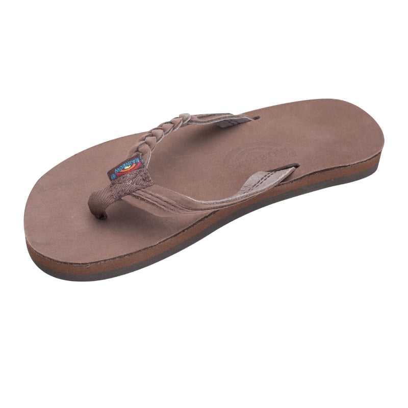 Rainbow - Flirty Braidy Premier Leather Braided 1/2" Strap - Sandals -Kids-Sandals-Rainbow Sandals-3-4 w/Back Strap-eXpresso-Spunkys Surf Shop LLC