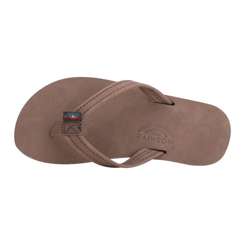 Rainbow - Flirty Braidy Premier Leather Braided 1/2" Strap - Sandals -Kids-Sandals-Rainbow Sandals-3-4 w/Back Strap-Expresso-Spunkys Surf Shop LLC