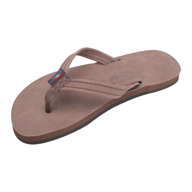 Rainbow - Flirty Braidy Premier Leather Braided 1/2" Strap - Sandals -Kids-Sandals-Rainbow Sandals-3-4 w/Back Strap-Expresso-Spunkys Surf Shop LLC