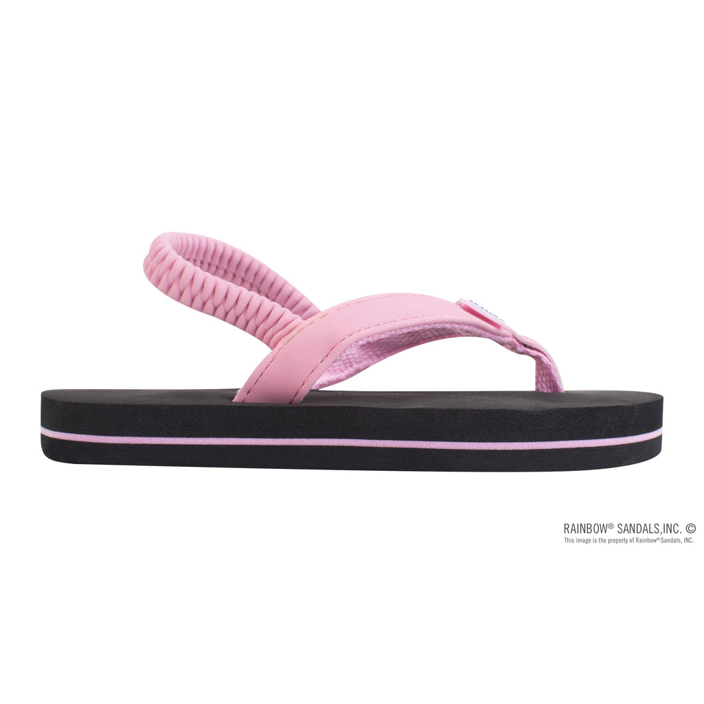 Rainbow - Grombow - Soft Rubber Kids Sandal - Narrow Strap - Pink