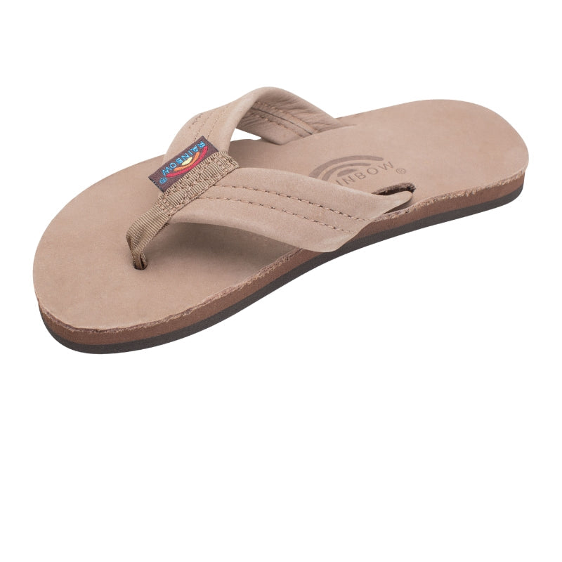 Rainbow - Premier Leather 1" Strap - Sandals -Kids-Sandals-Rainbow Sandals-3-4 w/Back Strap-Dark Brown-Spunkys Surf Shop LLC