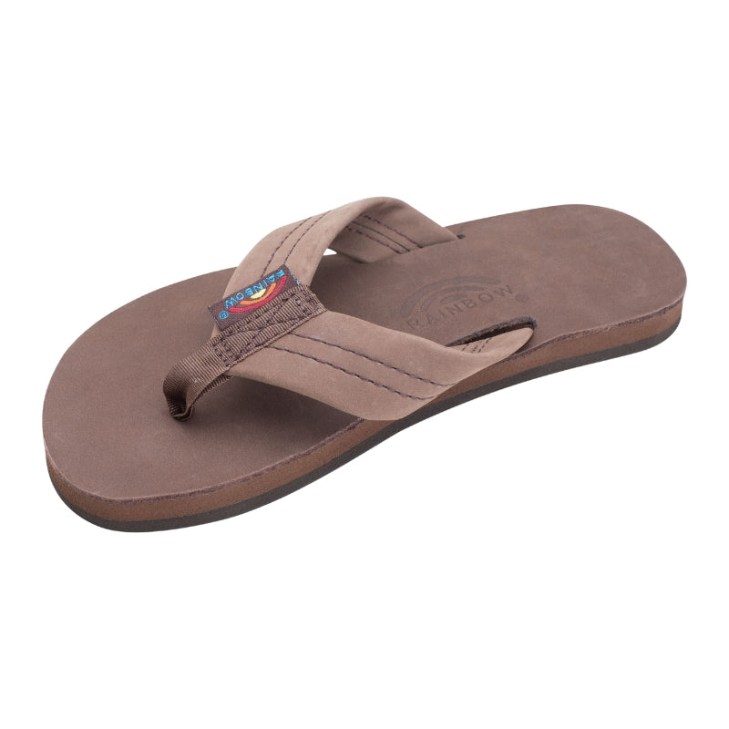 Rainbow - Premier Leather 1" Strap - Sandals -Kids-Sandals-Rainbow Sandals-3-4 w/Back Strap-Expresso-Spunkys Surf Shop LLC