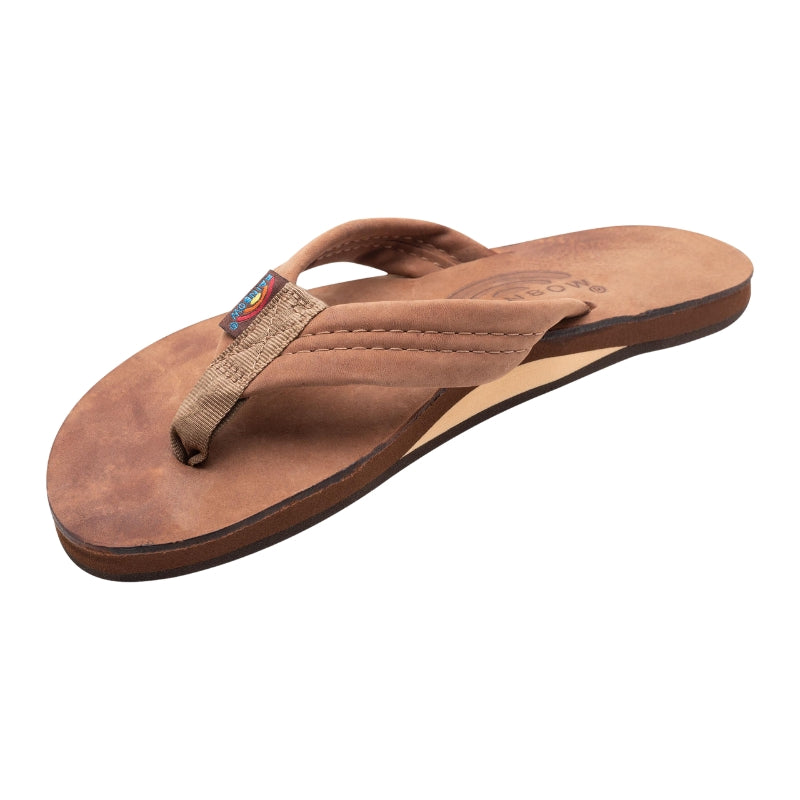 Rainbow Sandals - Luxury Leather - Single Layer Arch  Support  1" Strap - Sandals - Womens