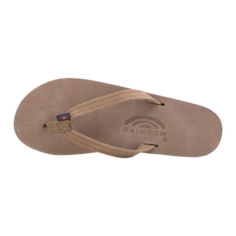 Rainbow Sandals - Single Layer Premier Leather Arch Support 1/2" Narrow Strap - Sandals - Womens