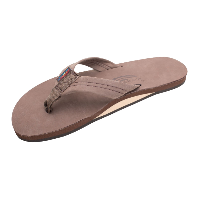 Rainbow Sandals - Single Layer Premier Leather with Arch Support 1" Strap - Sandals - Mens