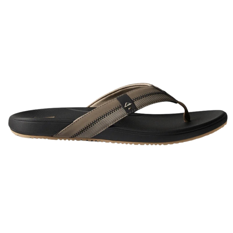 Reef - Cushion Phantom 2.0 - Sandals - Mens-Sandals-Reef-Fossil/Raven-6-Spunkys Surf Shop LLC