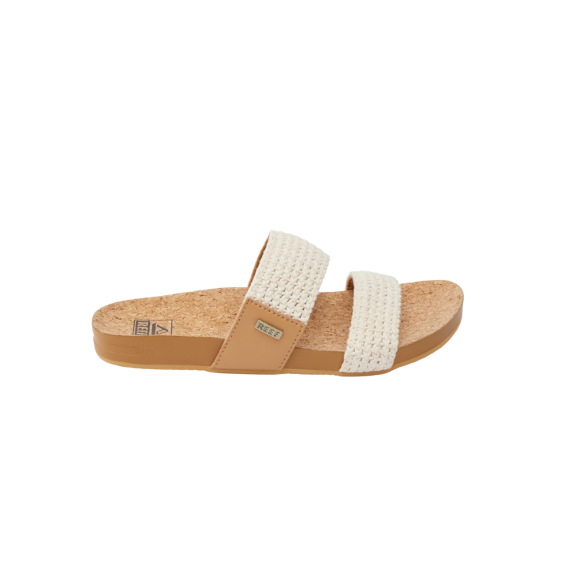 Reef - Cushion Vista - Sandals - Women's-Sandals-Reef-Natural Crochet Textile-5-Spunkys Surf Shop LLC