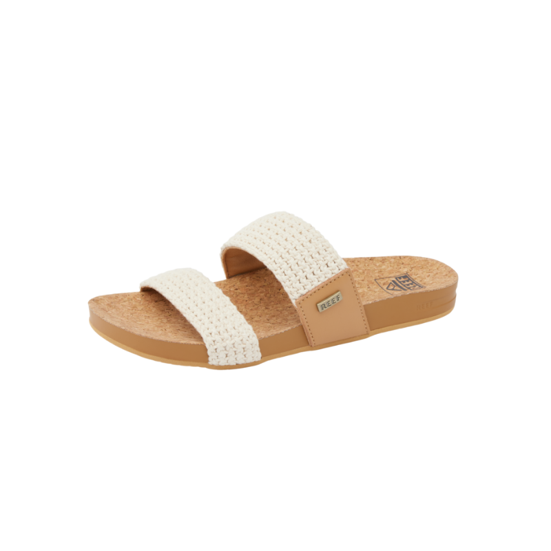 Reef - Cushion Vista - Sandals - Women's-Sandals-Reef-Natural Crochet Textile-5-Spunkys Surf Shop LLC
