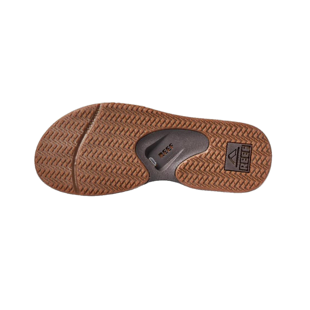 Reef - Leather Fanning - Brown - Sandals - Men-Sandals-Reef-8-Mens-Brown-Spunkys Surf Shop LLC