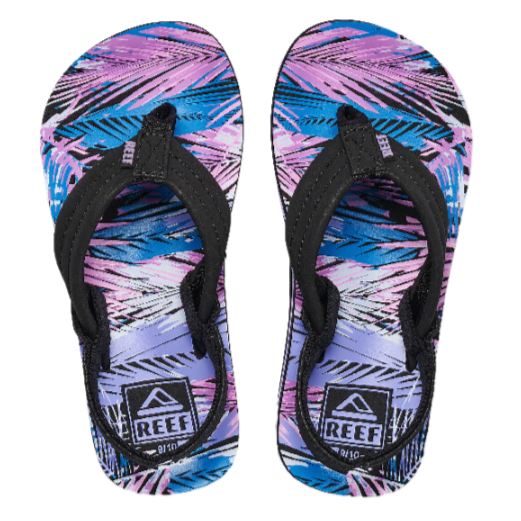 Reef - Little Ahi Palm Fronds -Girl - Sandal-Sandals-Reef-3-Children-Palm Fronds-Spunkys Surf Shop LLC