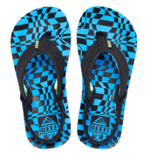 Reef - Little Ahi Swell Checkers - Boy - Sandal-Sandals-Reef-3-Children-Swell Checkers-Spunkys Surf Shop LLC