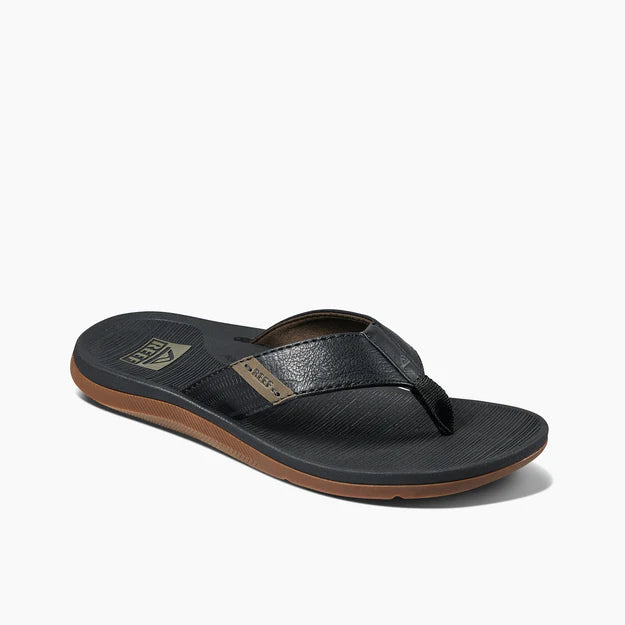 Reef Santa Ana Black Sandals Mens-Sandals-Reef-10-Black-Spunkys Surf Shop LLC