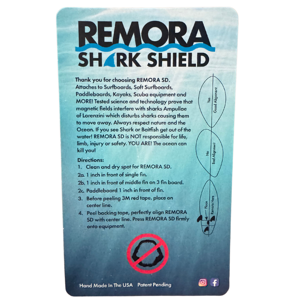 Remora Shark Shield-Accessories-Remora Shark Shield-Black-Spunkys Surf Shop LLC