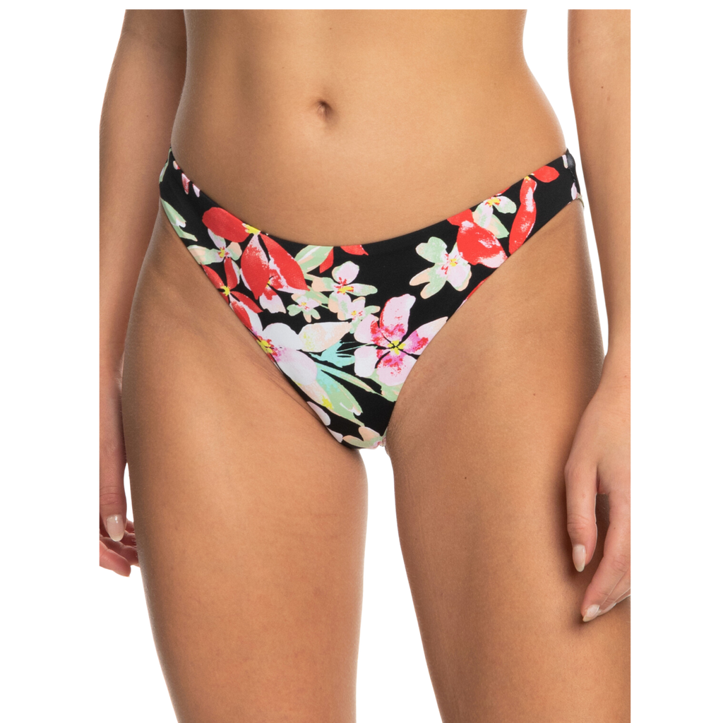 Roxy - Pants Beach Classics Cheeky Bikini Bottoms-Swim Bottoms-Roxy-X Small-Spunkys Surf Shop LLC