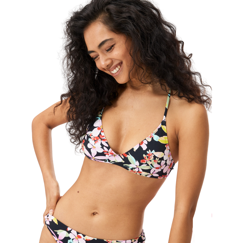 Roxy - Pants Beach Classics Triangle Bikini Top-Swim Tops-Roxy-X small-Spunkys Surf Shop LLC