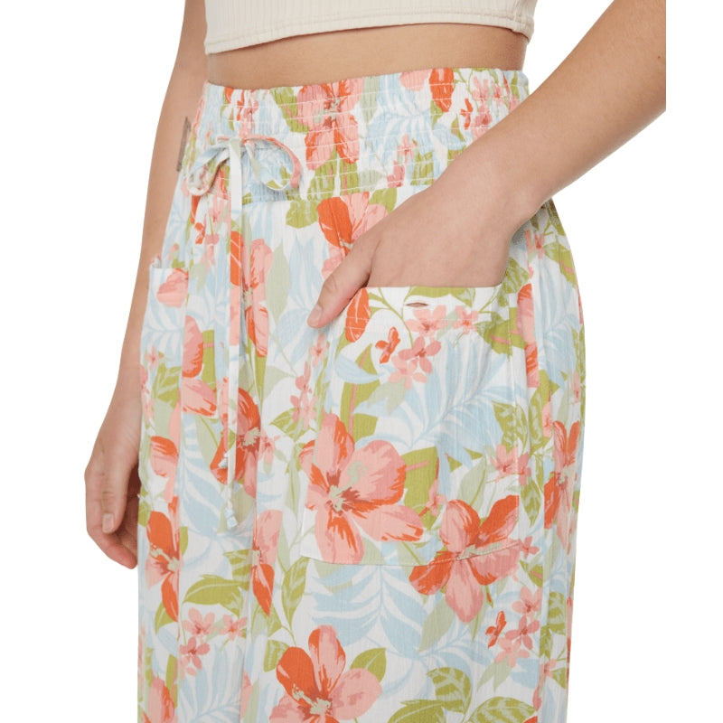 Roxy - Sunset Daze - Pants- Womens-Shorts-Roxy-XS-TIBETAN STONE TROPICOL PRINT-Spunkys Surf Shop LLC