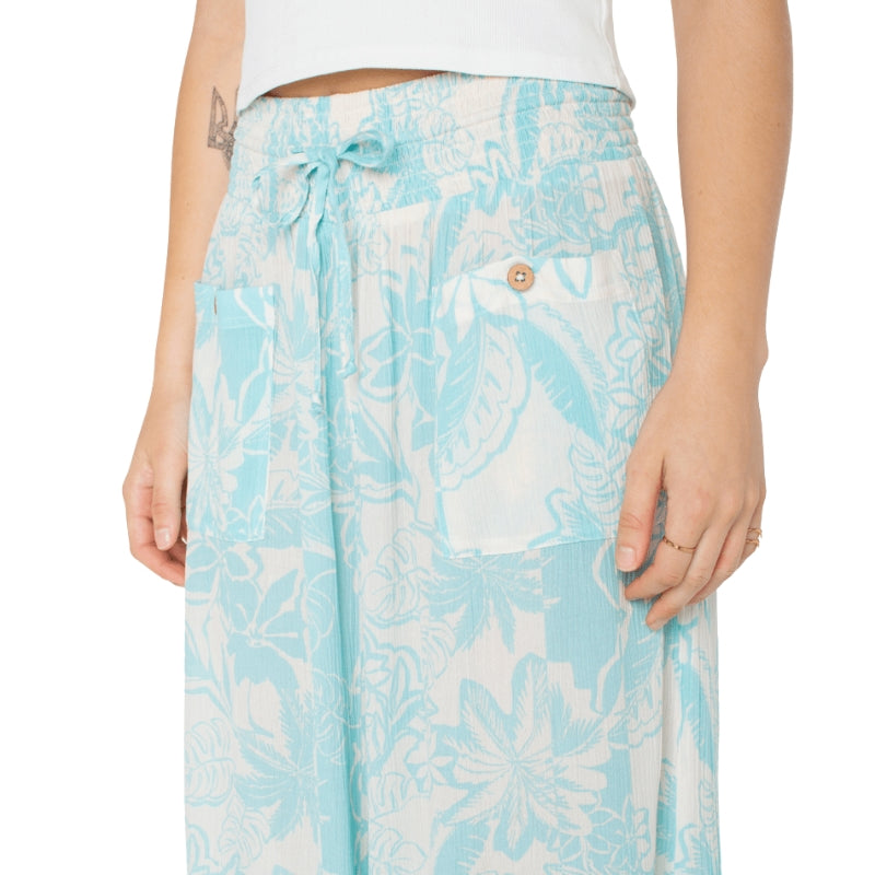 Roxy - Sunset Daze - Pants- Womens-Shorts-Roxy-XS-TIBETAN STONE TROPICOL PRINT-Spunkys Surf Shop LLC