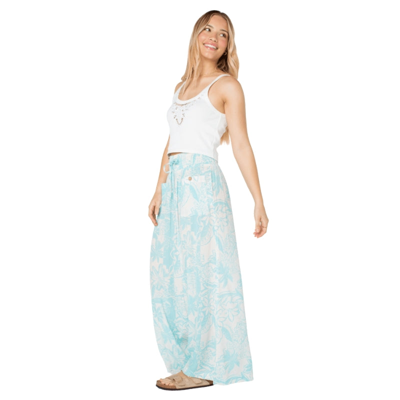 Roxy - Sunset Daze - Pants- Womens-Shorts-Roxy-XS-TIBETAN STONE TROPICOL PRINT-Spunkys Surf Shop LLC