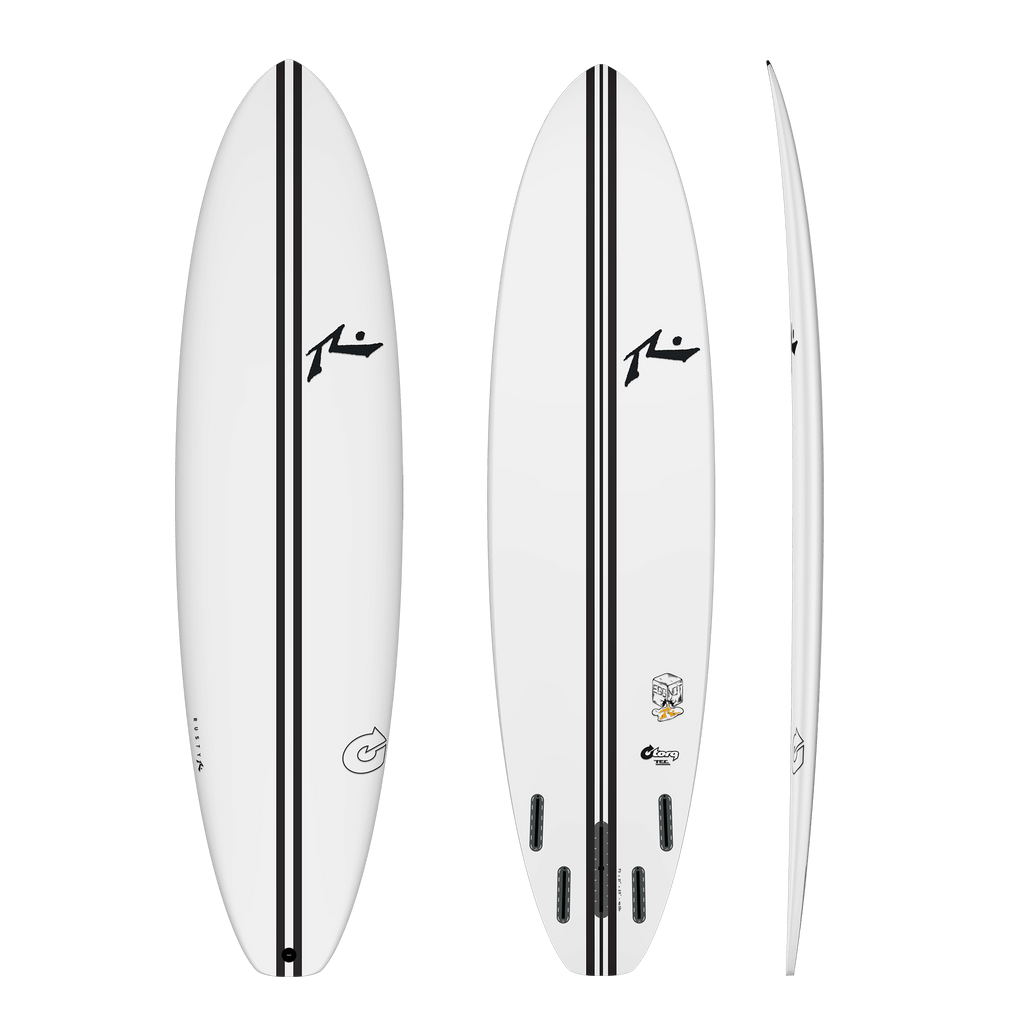 Rusty - Egg Not TEC - Surfboard-Shortboards-Rusty-White-6’10"-Spunkys Surf Shop LLC