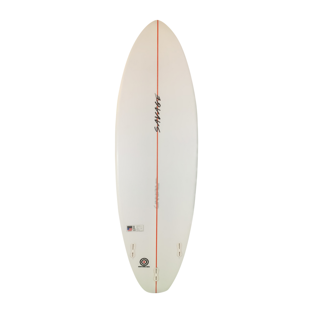 Savage - Creature-Shortboards-Savage-Black Stringer-6'0"-Spunkys Surf Shop LLC