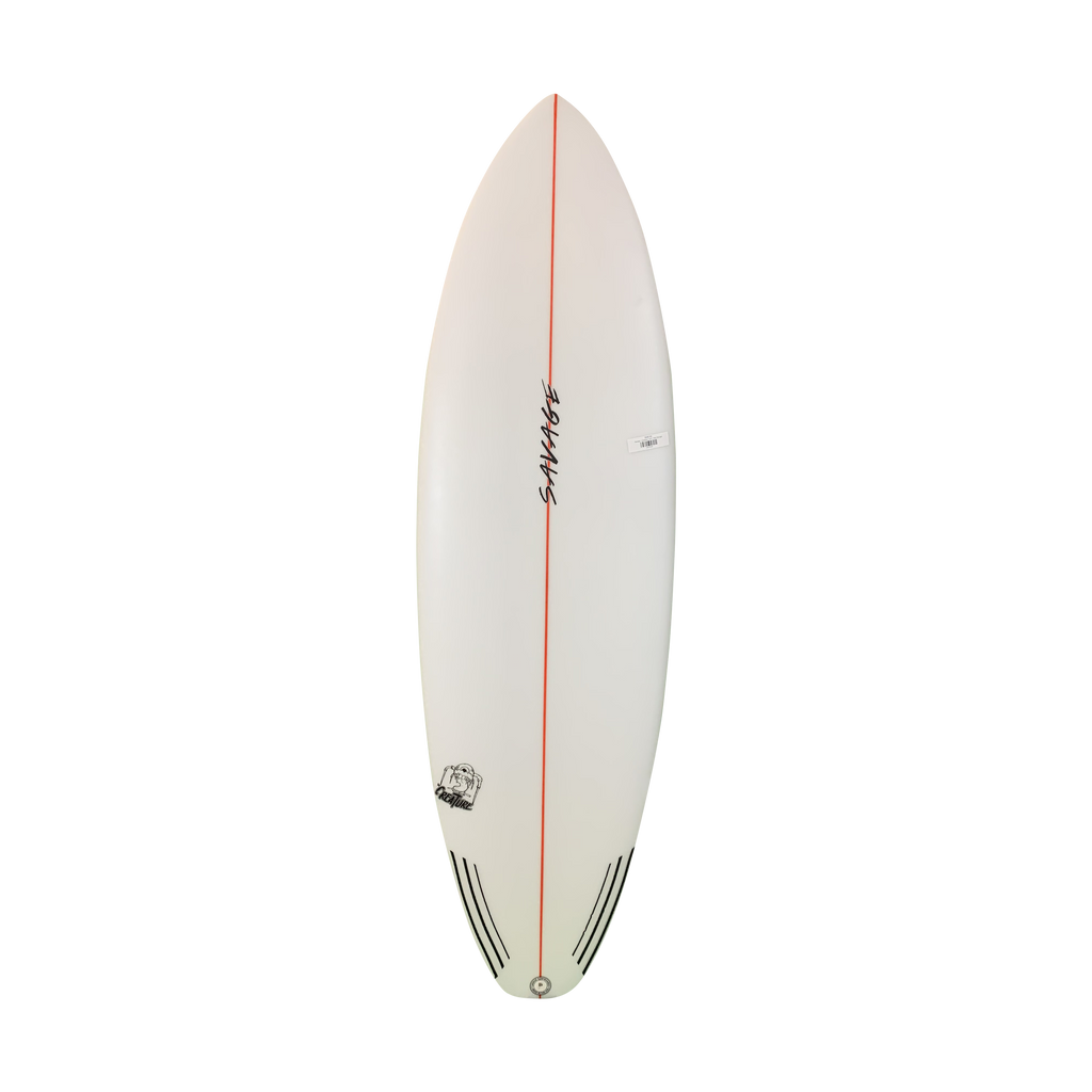 Savage - Creature-Shortboards-Savage-Red Stringer-6'4"-Spunkys Surf Shop LLC
