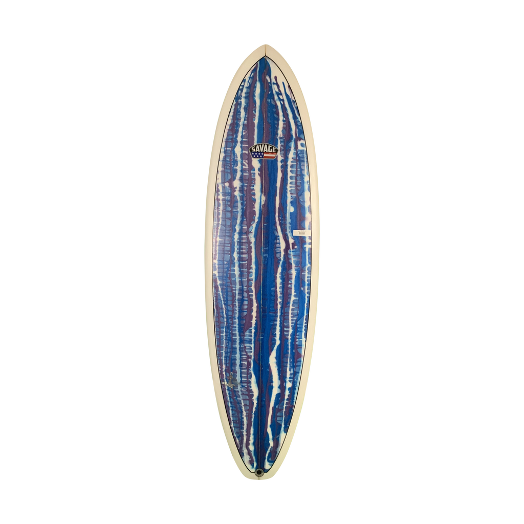 Savage - Egg Beater-Funboards-Savage-Blue Marble-7'0"-Spunkys Surf Shop LLC