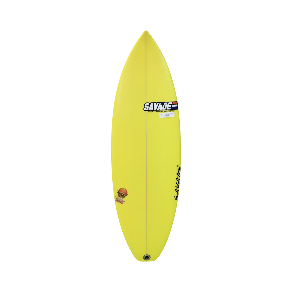 Savage - Mush Burger - Grom-Shortboards-Savage-Yellow-4'10"-Spunkys Surf Shop LLC