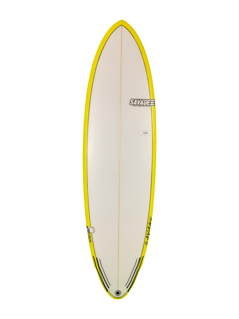 Savage Surfboards - Bootlegger-Funboards-Savage-Yellow-7'0"-Spunkys Surf Shop LLC