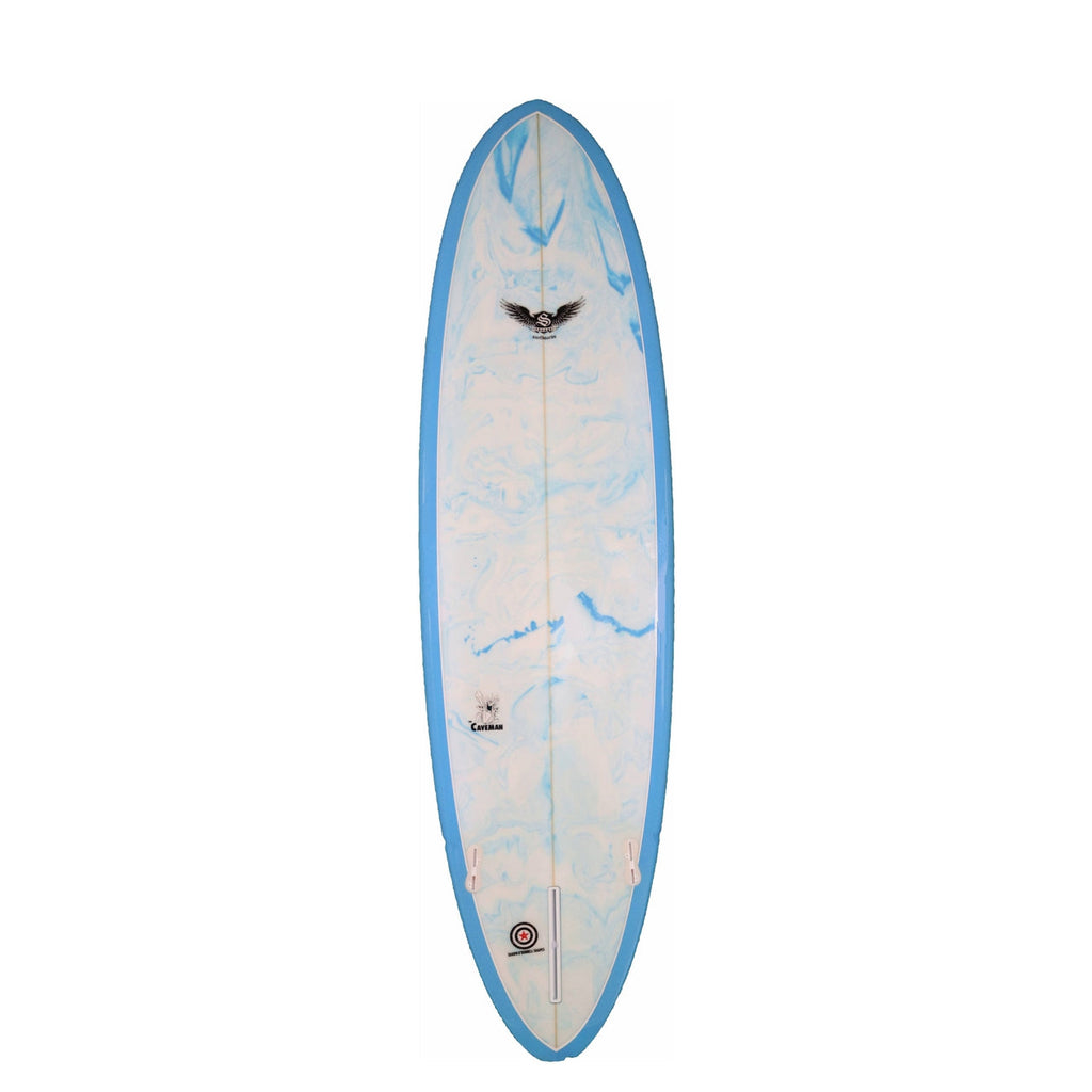 Savage Surfboards - Caveman-Funboards-Savage-6'6"-Blue-Spunkys Surf Shop LLC