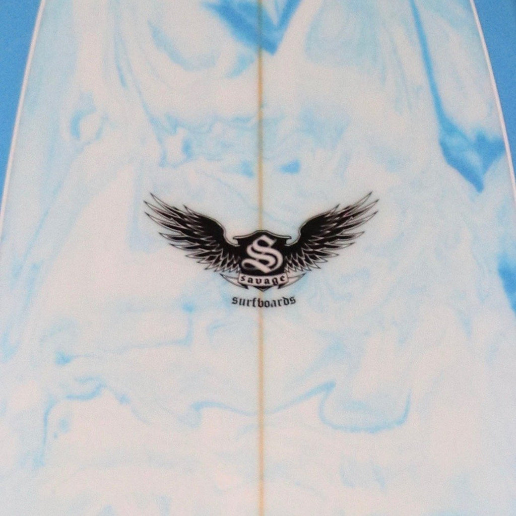 Savage Surfboards - Caveman-Funboards-Savage-6'6"-Blue-Spunkys Surf Shop LLC