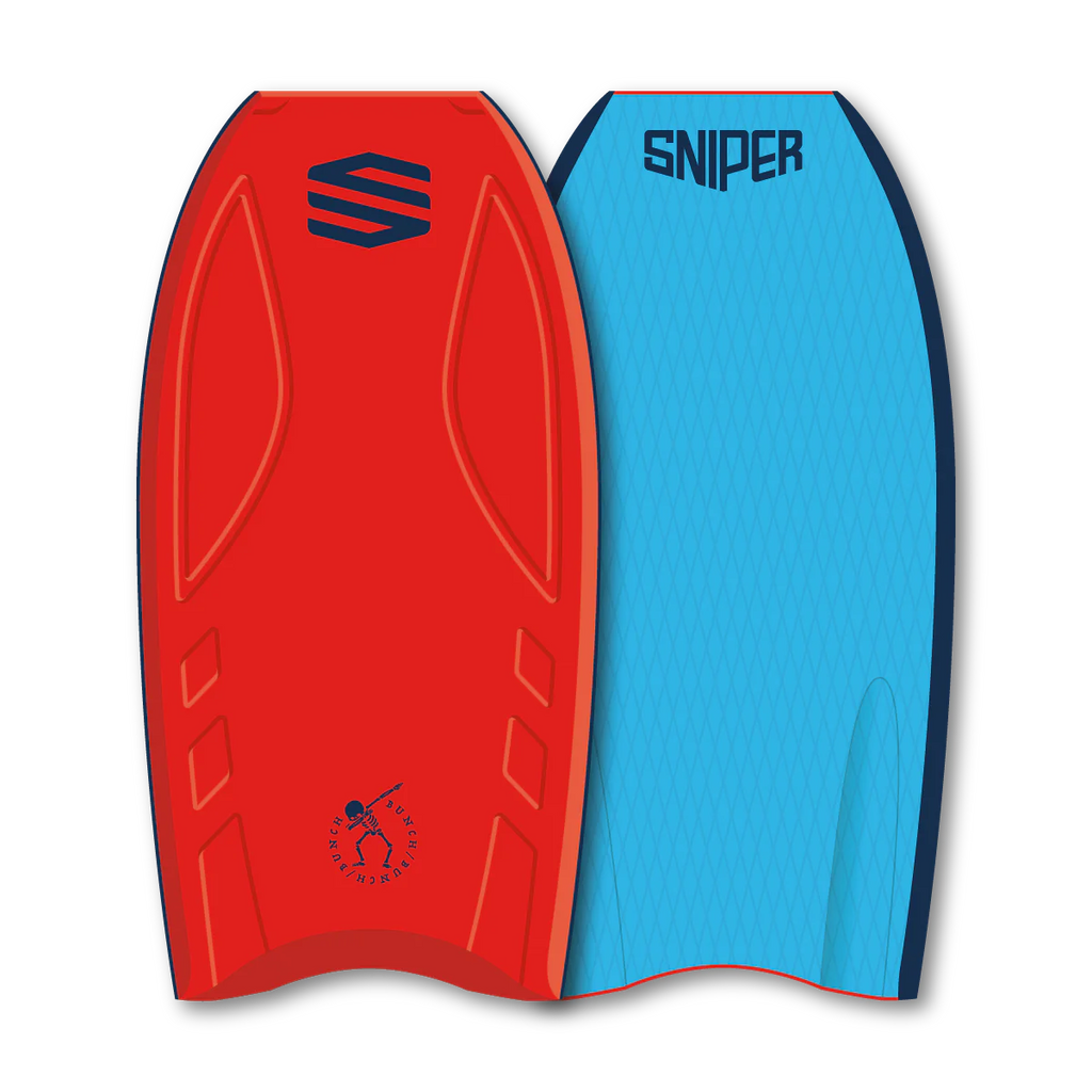 Sniper Bodyboards - Bunch-Bodyboards-Sniper-41"-Red-Spunkys Surf Shop LLC