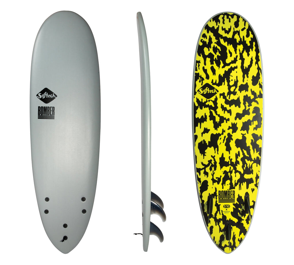Softech - Bomber-Softboards-Softech-Grey-5'10"-Spunkys Surf Shop LLC