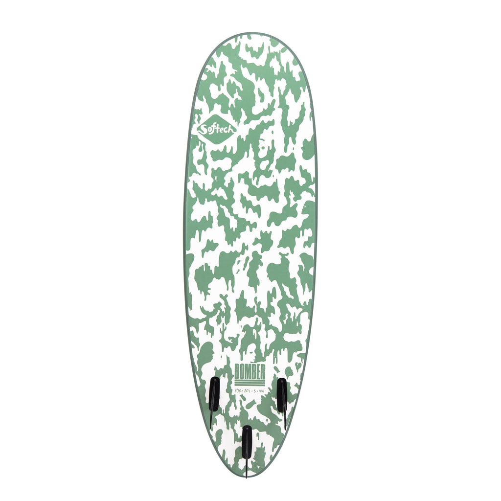 Softech - Bomber-Softboards-Softech-Green-5'10"-Spunkys Surf Shop LLC