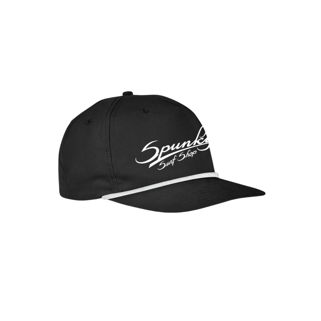 Spunky's - Black Nautical Trucker - Hat - Spunky's Embroidery