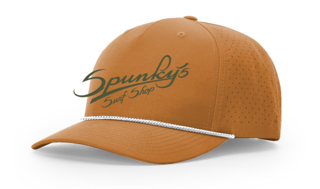 Spunky's - Clay/White Rope Nautical Trucker - Hat - Spunky's Embroidery-Hats-Spunky's-Clay/White Rope-Dark Olive-Spunkys Surf Shop LLC