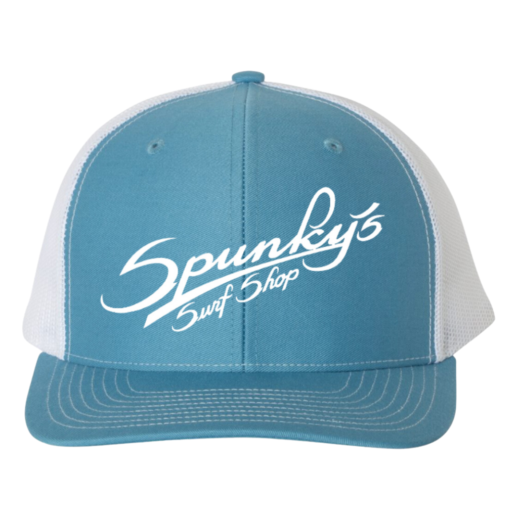 Spunky's - Colombia Blue Trucker - Hat - Spunky's Embroidery