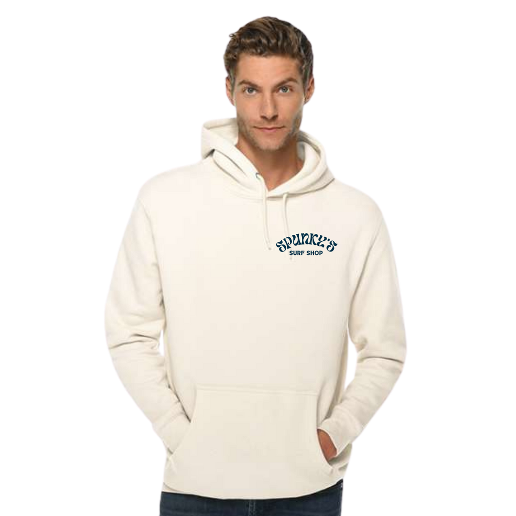 Spunky's - Hoodie - Hula Girl - Unisex-Hoodies-Spunky's-Cream-XS-Spunkys Surf Shop LLC