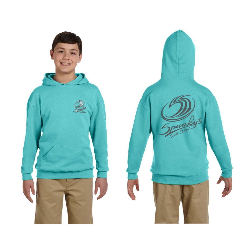 Spunky's - Hoodie - SSS Logo - Children-Hoodies-Spunky's-XS-Scuba Blue-Spunkys Surf Shop LLC