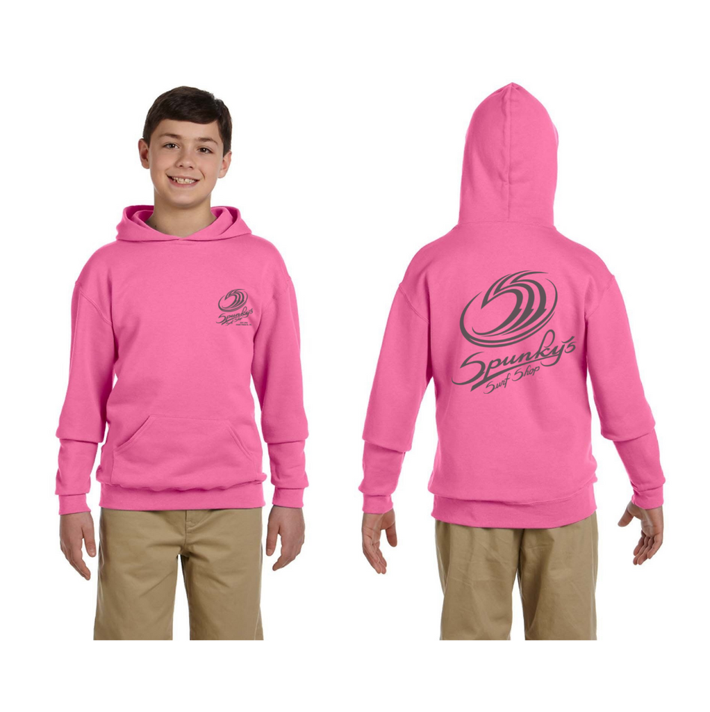 Spunky's - Hoodie - SSS Logo - Children-Hoodies-Spunky's-XS-Neon Pink-Spunkys Surf Shop LLC