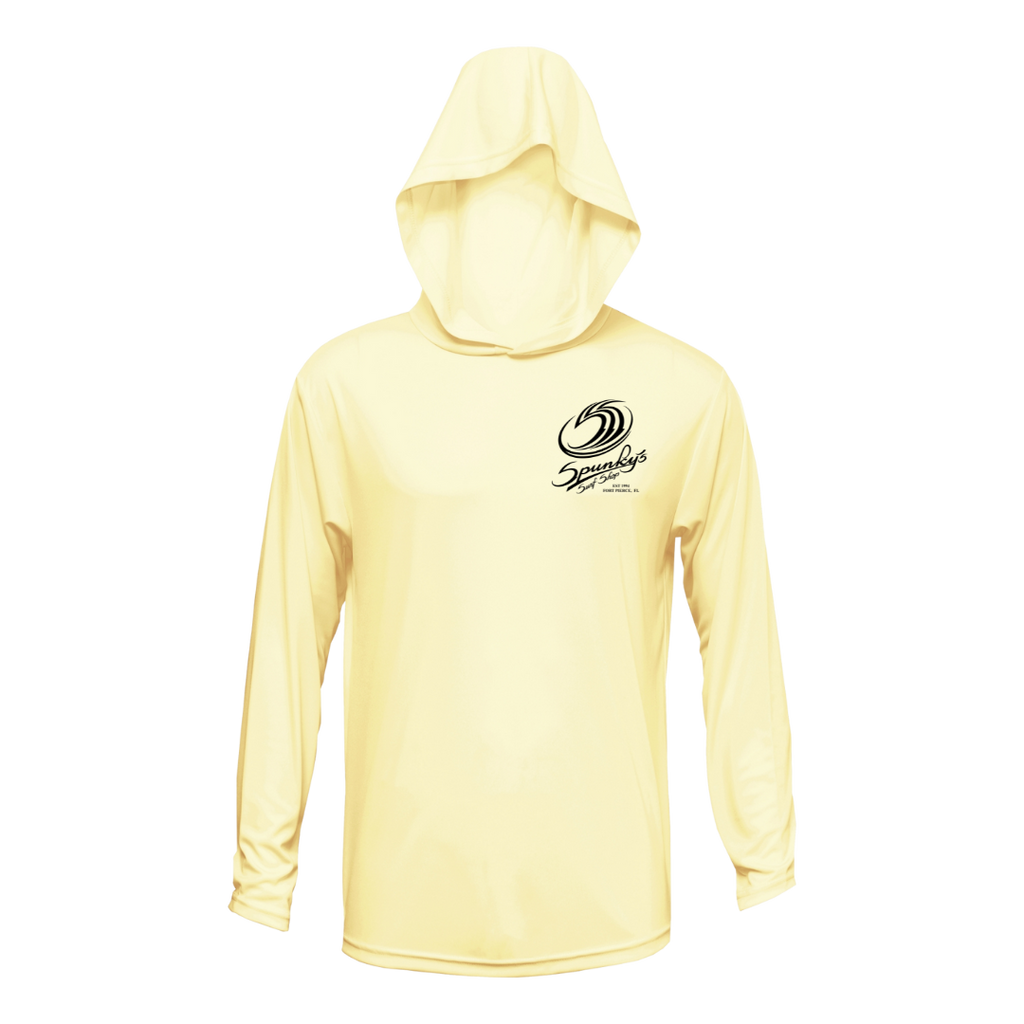 Spunky's - Performance Hoodie - The Jetty Rat - Unisex - UPF50-Performance Hoodies-Spunky's-Yellow-XS-Unisex-Spunkys Surf Shop LLC