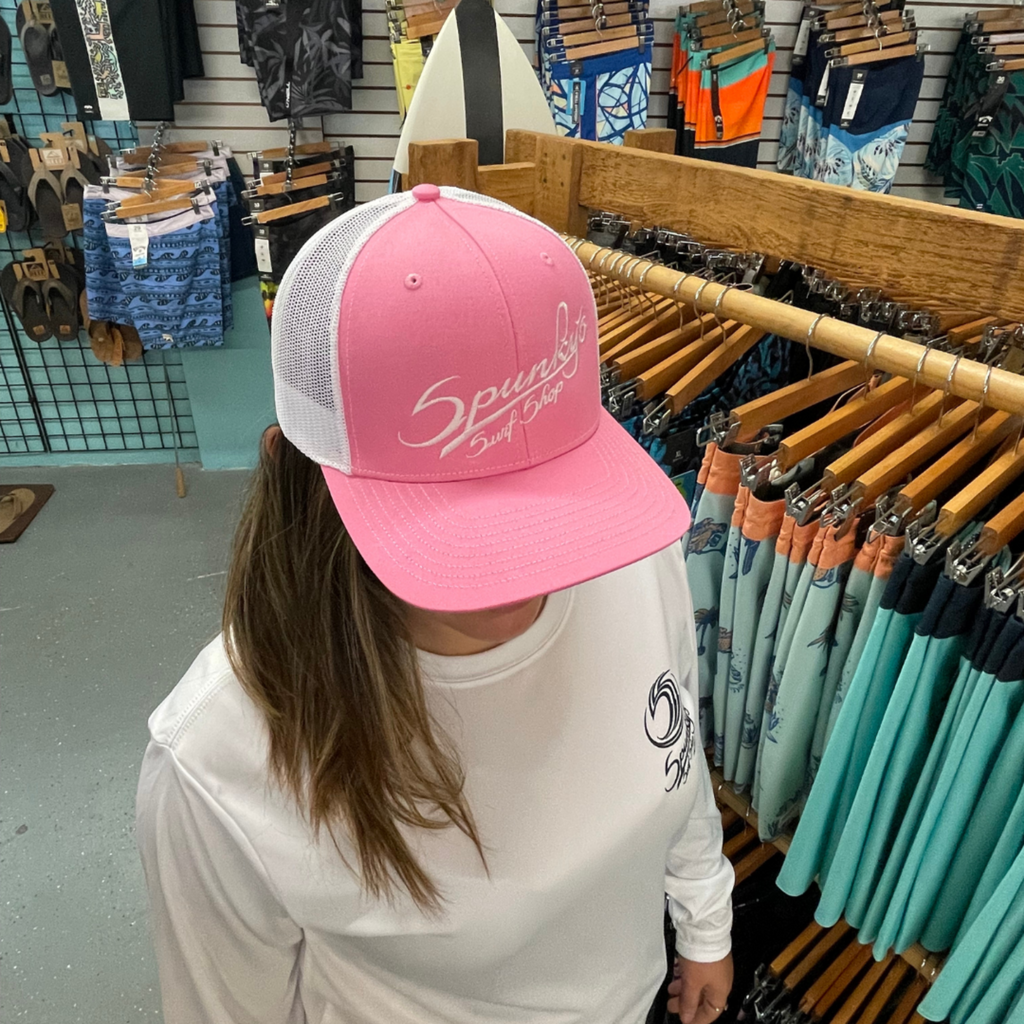 Spunky's - Pink Trucker - Hat - Spunky's Embroidery