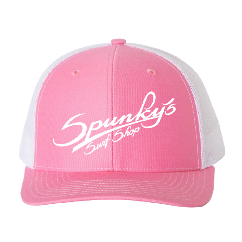 Spunky's - Pink Trucker - Hat - Spunky's Embroidery